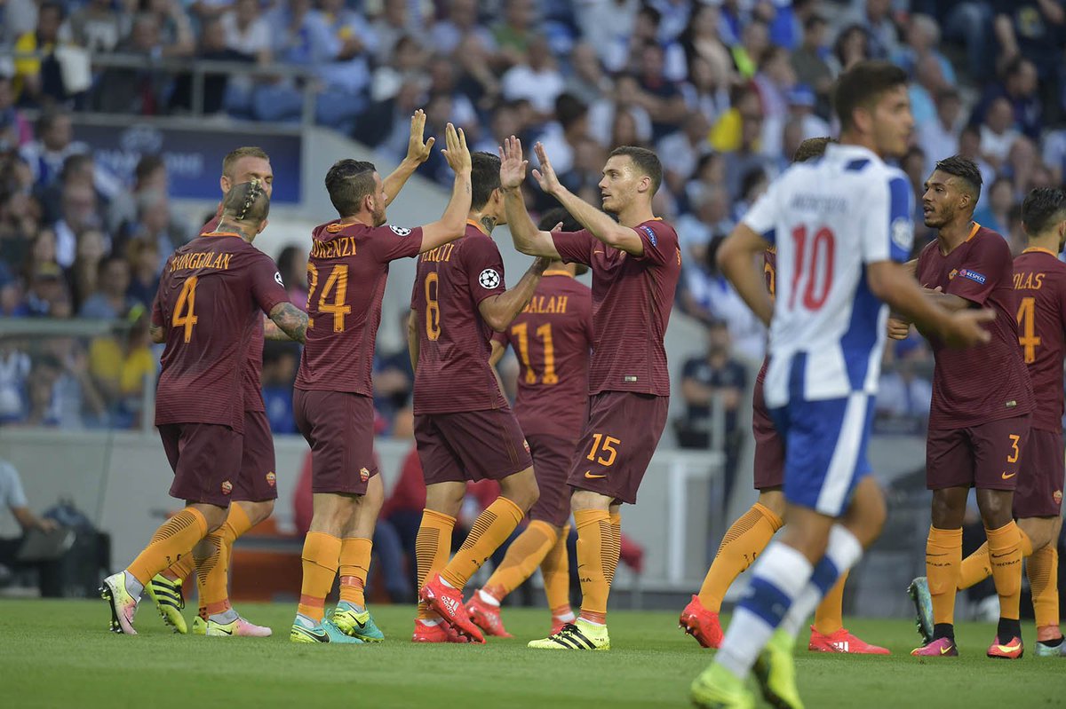 PORTO-ROMA risultato 1-1 Video