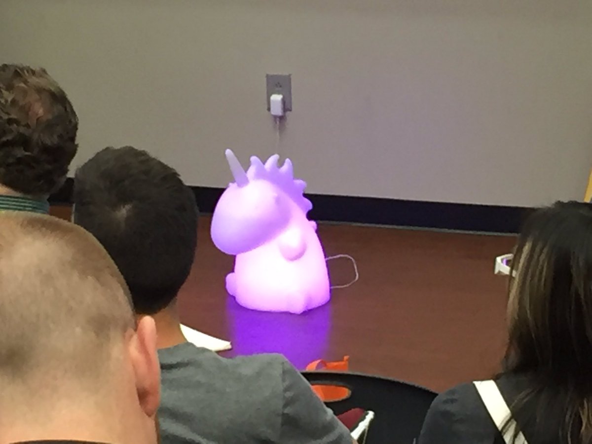 erlemulligan's tweet photo. @daniel_norton thanks for sharing everything about @LeanKit as an organization! Glowy unicorns were a plus. 🦄 👍 https://t.co/yWpSrspsQH