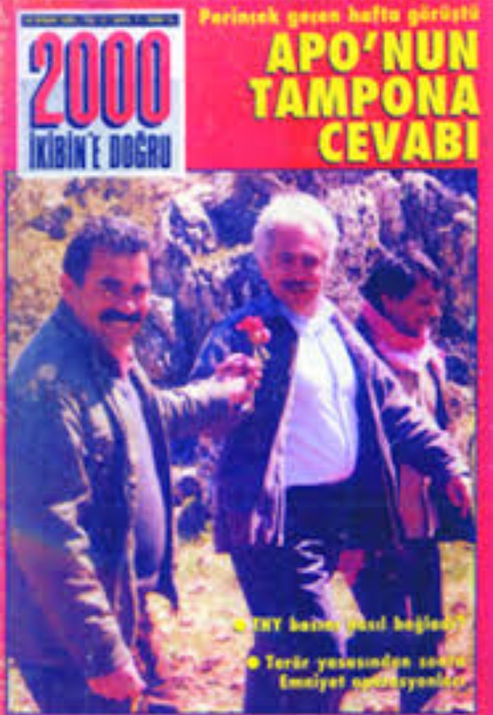 Darbeyi ve ordudaki tasfiyeleri tezgahlayan Perinçek, çıkardığı 2000'e Doğru Dergisinde PKK'yı övüp TSK'yı suçlardı