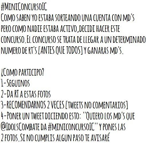 Delfi__marin's tweet photo. Quiero los mds del concurso de @IdolsCombate #MiniConcursoIC https://t.co/Q9sJLEaEI0