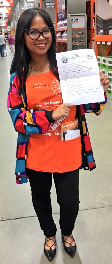 Way to go Kheidee! 1st day on floor and set appt!! 6369 Fleming <a href="/mica_kimberly/">Mica kimberly</a> @THDMBaker <a href="/THDinteriors/">Wally Smith</a>
