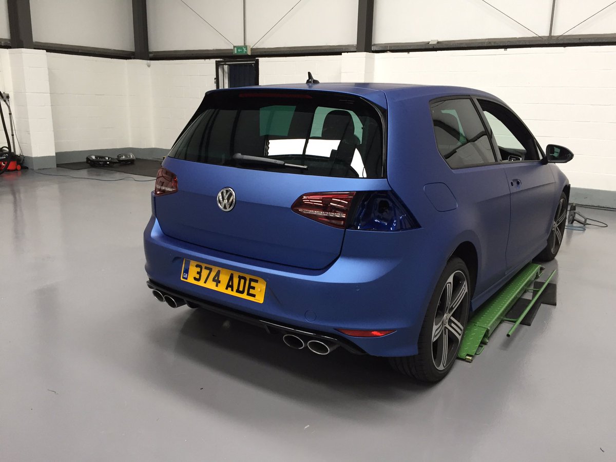 Farnell17's tweet photo. #VW #golfR #mattblue #wraps https://t.co/ydfkjwSMes