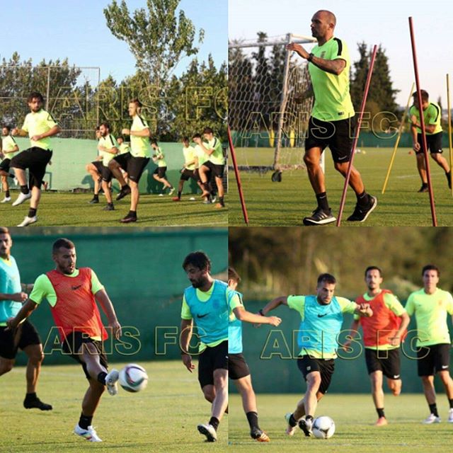 aris1914fans's tweet photo. Φωτογραφίες από την απογευματινή προπόνηση! #arisfc #vamosaris #areianara #arisfcpreseason #arisfans #arisfamily https://t.co/cfl7H2WUhG