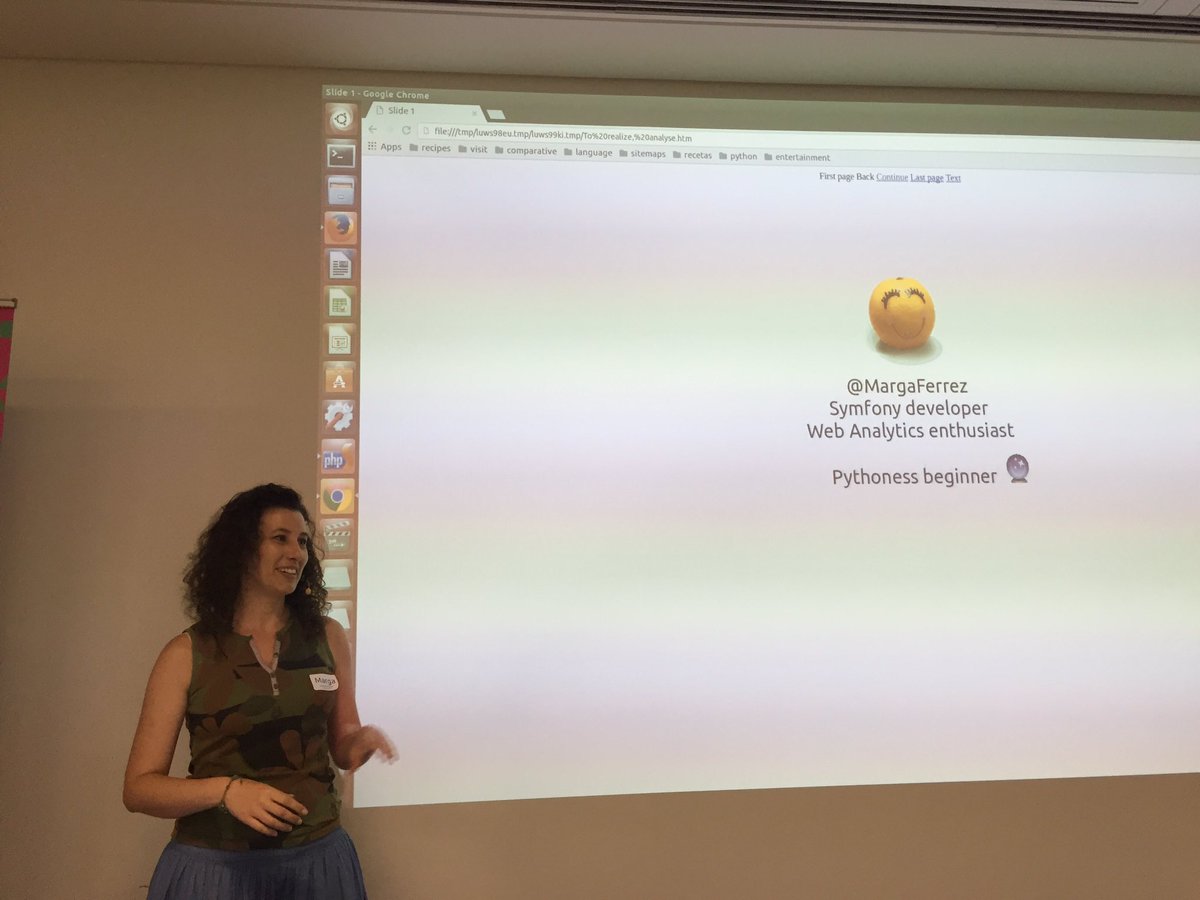 jakub_zalas's tweet image. Next, Marga speaks about analytics #SymfonyUK