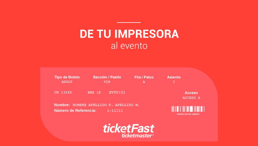 Ticketmaster México on Twitter "¿Sabías que puedes imprimir tus