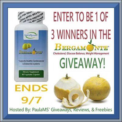 SwtSthrnSavings's tweet photo. 3 #WIN Nutri Lifescience #Bergamonte in this Groovy Giveaways Giveaway Hop #Giveaway on 9/7 https://t.co/QG2Kae07da https://t.co/WIoE7aB01I