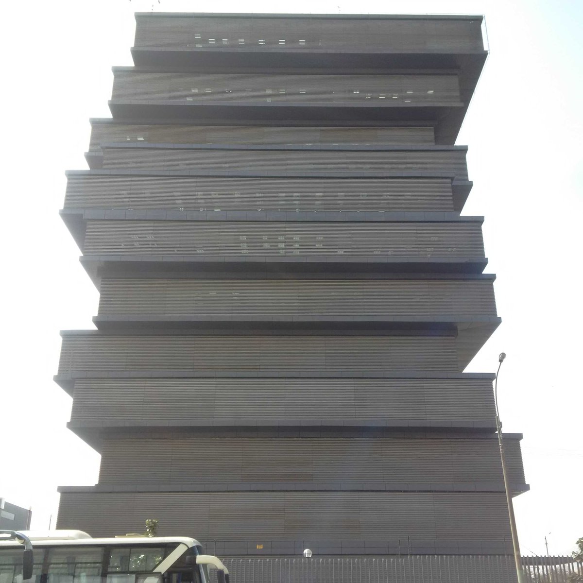 Lima, Peru Ministry of Education building looks like a stack of books #logic #simpledesign