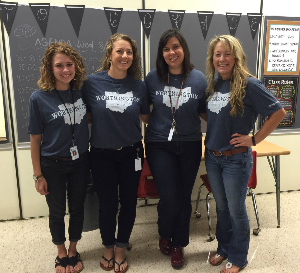 Go 6th grade team! #firstday2016 #itsworthit <a href="/wcsdistrict/">Worthington Schools</a> @kelly_rowoldt
