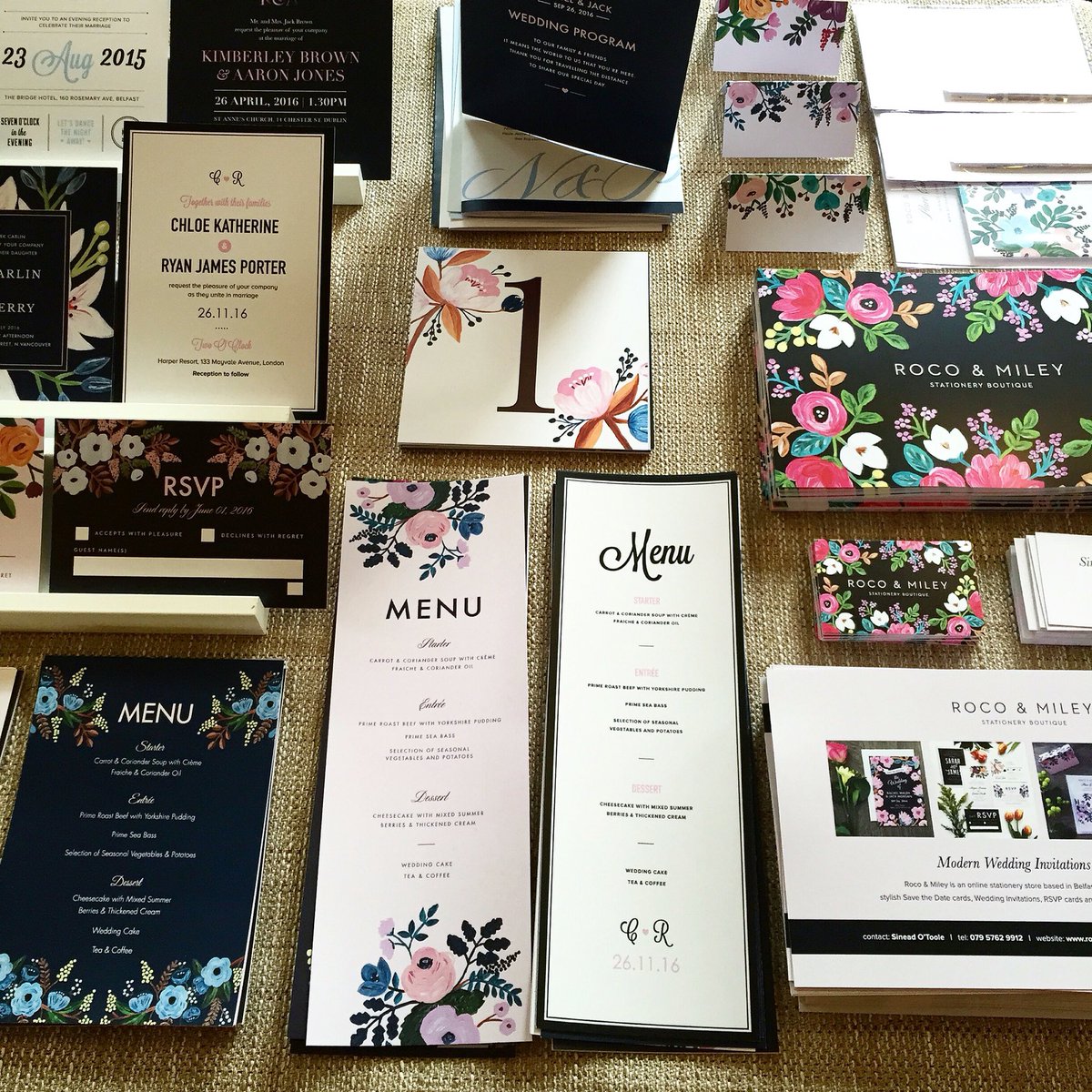 Hey #WeddingHour! We specialise in modern wedding stationery! Visit our online store rocoandmiley.com! 👰🏼🎩