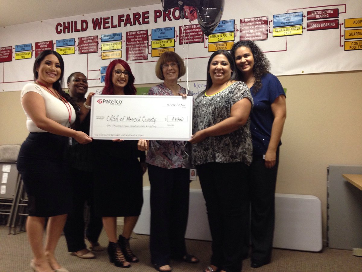 casa_merced's tweet image. Thank you Patelco employees for your generous donation to CASA!
We appreciate your support!
#patelco #casaforkids