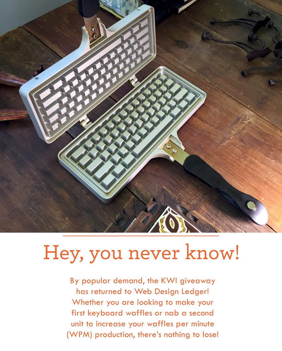 KeyboardWaffles's tweet image. ENTER here! webdesignledger.com/giveaways/the-…