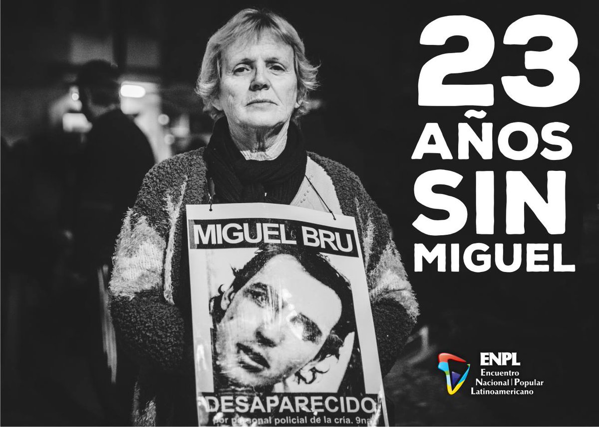 ENPLEncuentro's tweet photo. A 23 años de su desaparición, seguimos exigiendo justicia https://t.co/Fr712Nxhnr