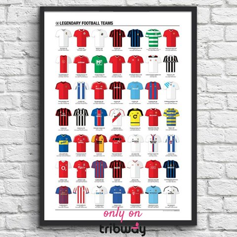 ⭐️ Nouveau⭐ Place aux légendes avec @WallEditions bit.ly/1XZg7hm #poster #foot #team #print #football