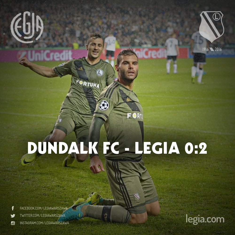 LegiaWarszawa's tweet photo. KONIEC MECZU! IRLANDIA NASZA! #Legia #UCL https://t.co/ogkZm7S4qe