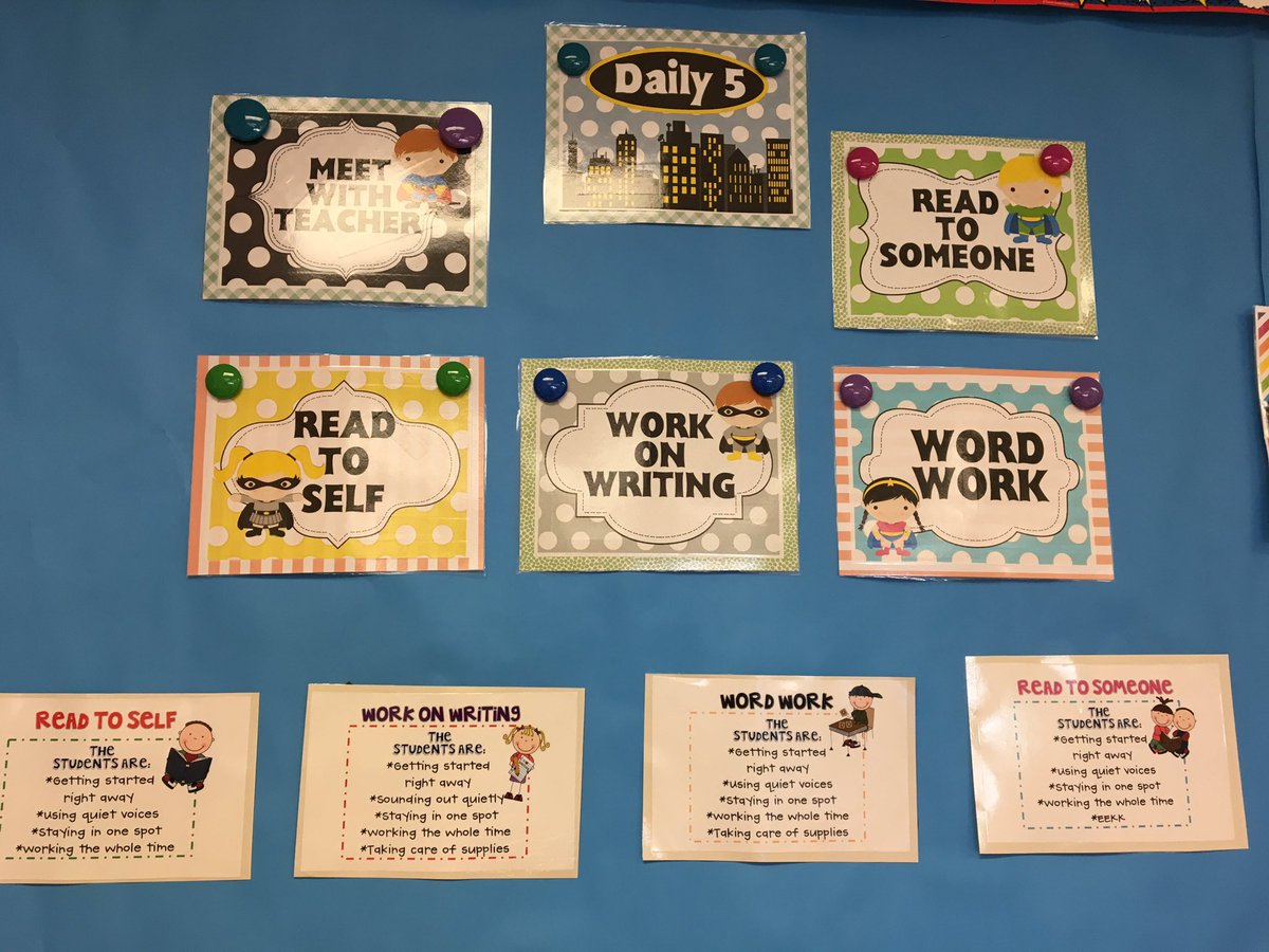 Love daily 5 and those expectations! <a href="/KatMeckley525/">Kathleen Meckley</a> #bsescollab