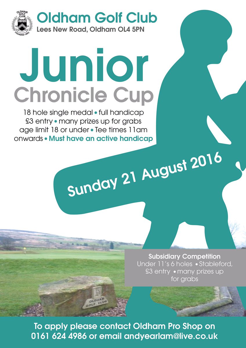 oldham_pro's tweet photo. @PgainLancashire @playgolfinlancs @Getintogolf @Lancashiregolf  
 @OldhamGolfClub https://t.co/wMUCLyzRc3