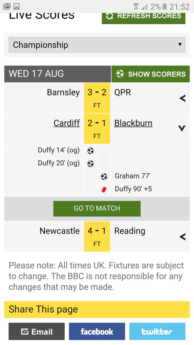 Can you imagine your name was Duffy this evening 😂