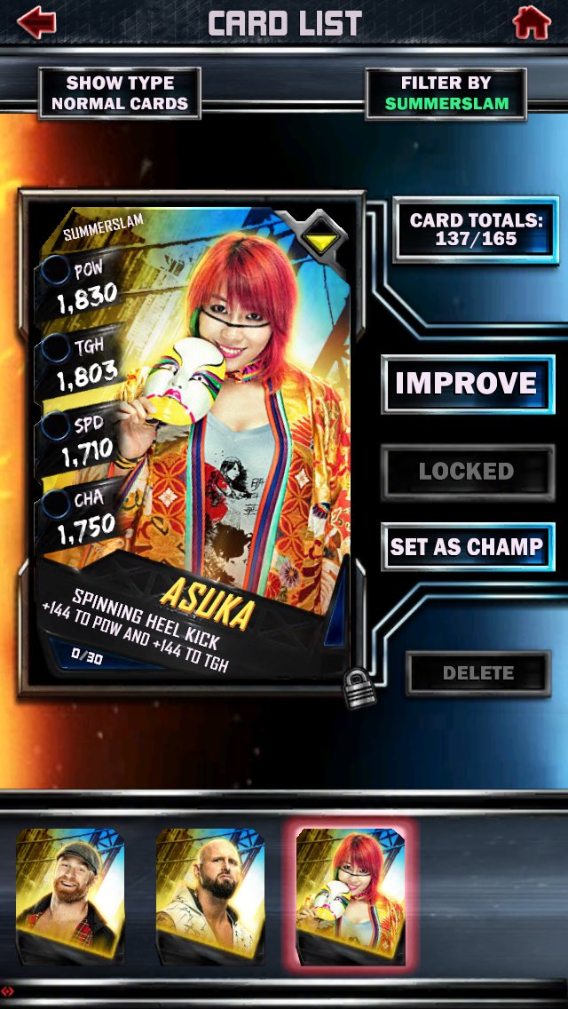 ESizzle18's tweet photo. I'm done! I'll be right back!
To say my GOODBYES!!! Everyone Thank  👏🏼👏🏼@WWESuperCard #WWESupercard https://t.co/o5EUQuosx5