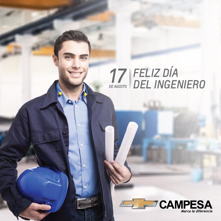 CampesaSA's tweet photo. #FelizDíaDelIngeniero, encuentra tu #Chevrolet en nuestros concesionarios #CAMPESA y #MarcaLaDiferencia. https://t.co/OJQtRT5JLP