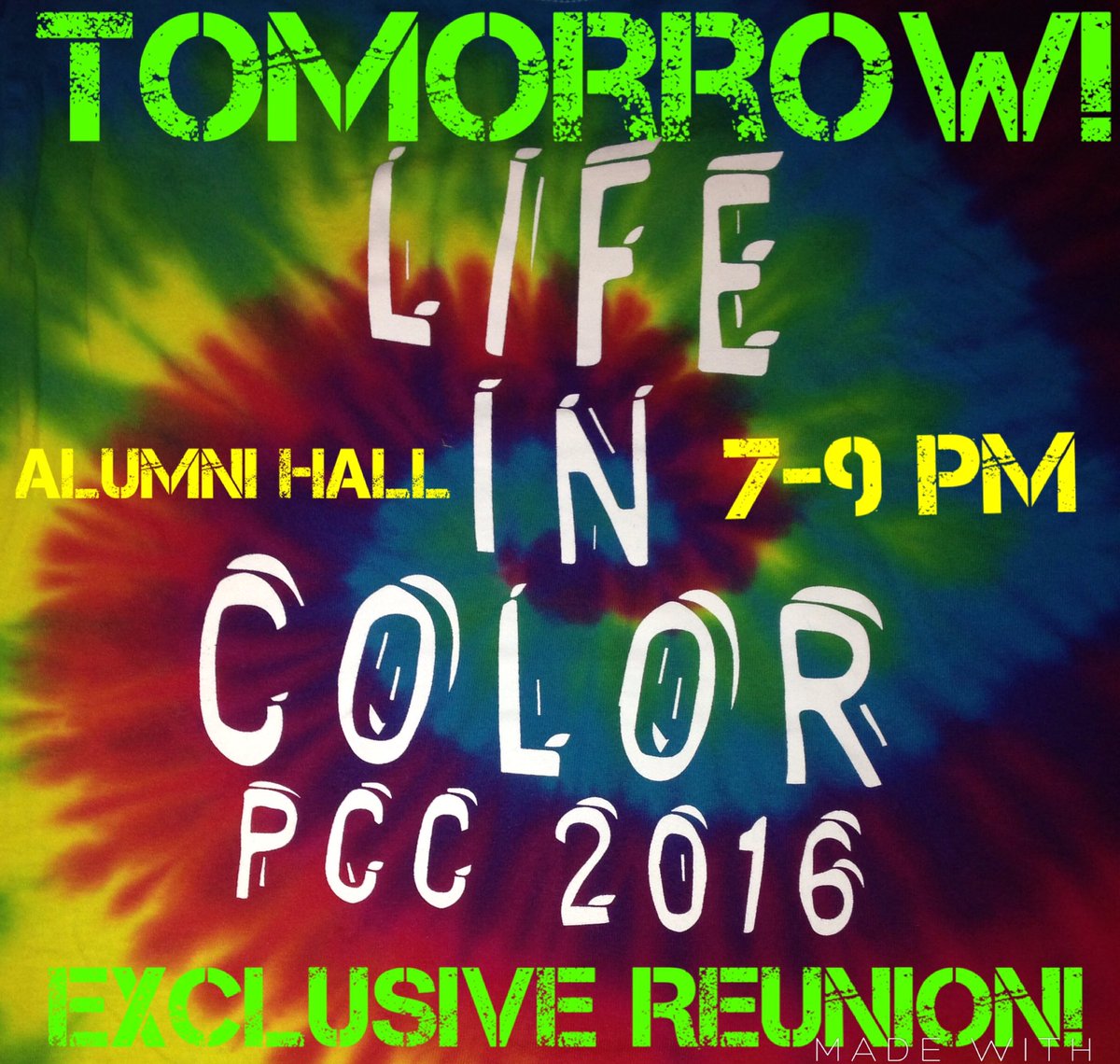 PCCAlumniOrg's tweet photo. Tomorrow is the Week 8 Dance, an exclusive reunion for PCC 2016 students! See you there! #PCC2016 #Week8Dance #PCCAO https://t.co/MdyQNGFQUs