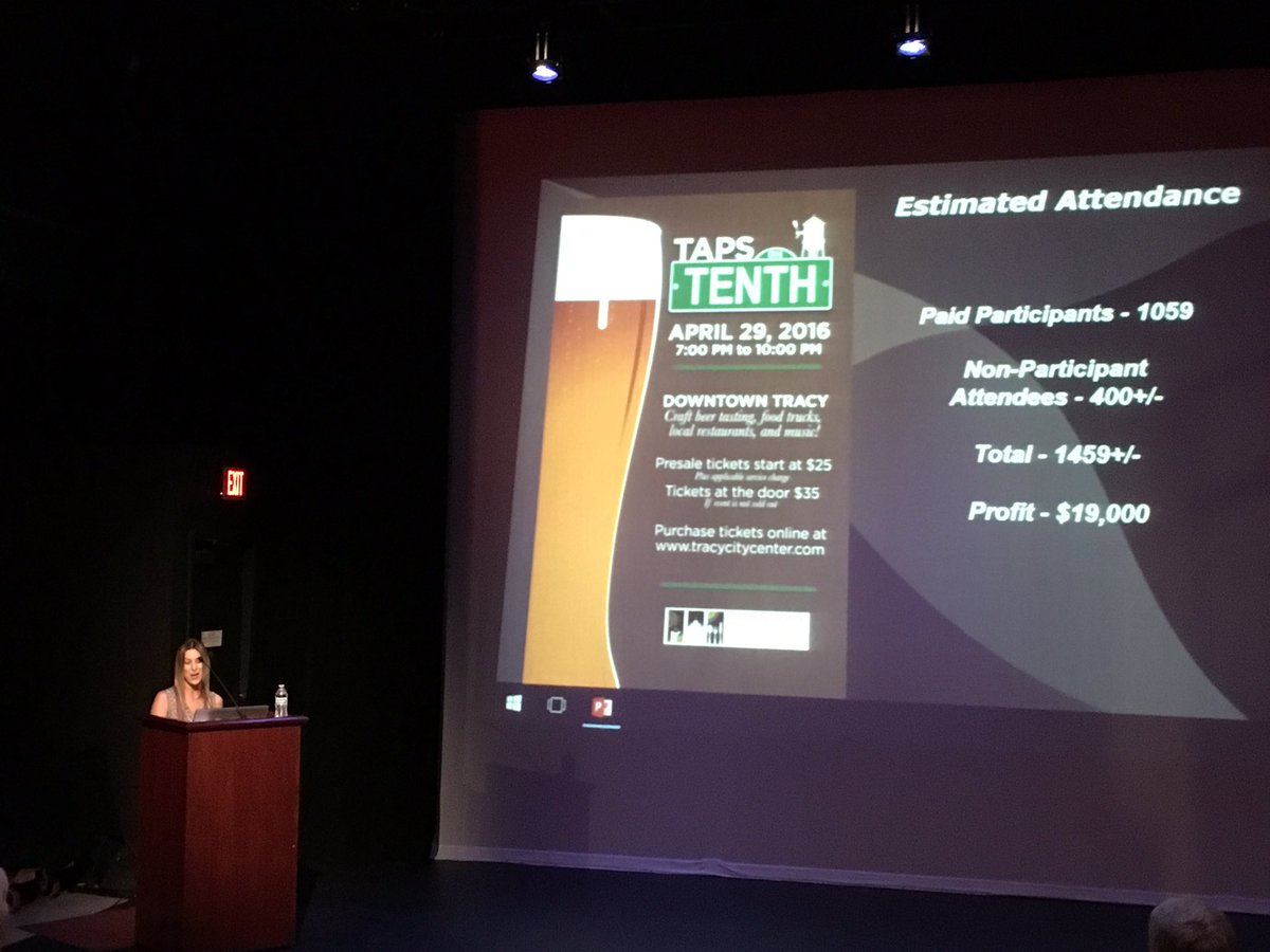 BarbHarb's tweet photo. Way to promote our downtown!! #TapsOnTenth is a great event!!! #TracyCA #TCCA #DowntownTracy https://t.co/mrfLArg2UL
