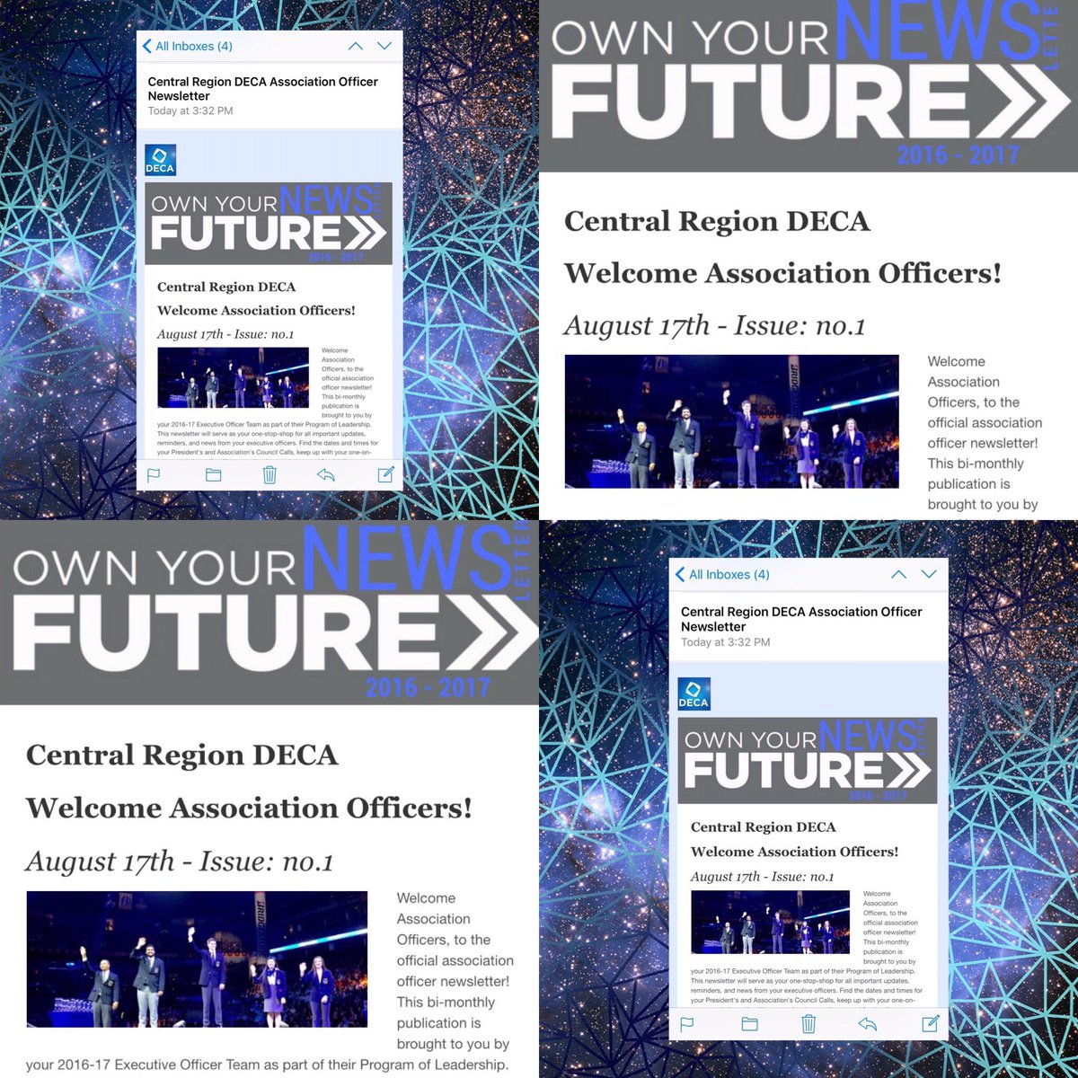Central Region Association Officers, check your email today? Go ahead &amp; take a look at this week's newsletter! 👓📱👇🏽
