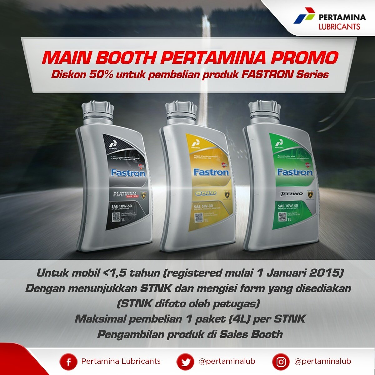 Pertaminalub's tweet photo. Kunjungi Main Booth Pertamina, masih banyak diskon yg bisa km dapatkan Sob! @GIIAS_ID #RI71 #PTPLonGIIAS https://t.co/8MfTpthoOG