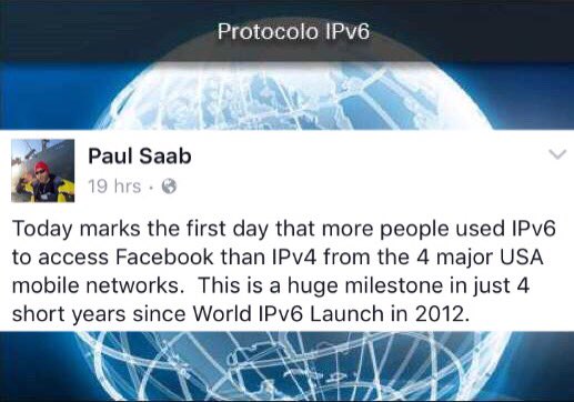 NuvemNetworks's tweet photo. Congrats to the Internet on reaching a major #IPV6 millstone today! #nuvemsecure #devops #aws #facebook ๐๐ https://t.co/PgWYaVu77q