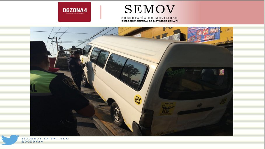 DGZONA4's tweet photo. @SEMOV_Edomex @flores_olmo Agradecemos tu reporte, en Neza se han retenido 299 unidades y mas de 2,400 en el #Edomex https://t.co/ULY1sojylr