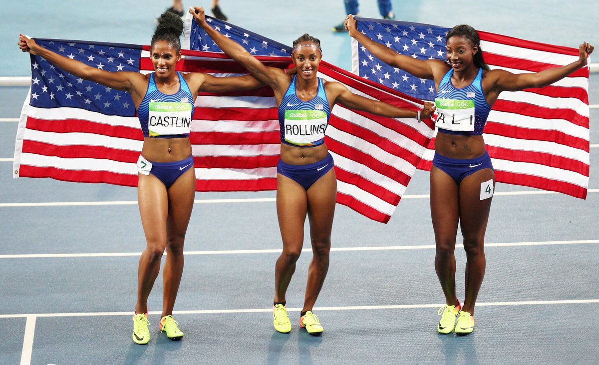 pquaife's tweet photo. This is what I believe Twitter would call #BlackGirlMagic. #SWEEP #Rollins #Ali #Castlin #TeamUSA Goals. https://t.co/mHZadB7vVS
