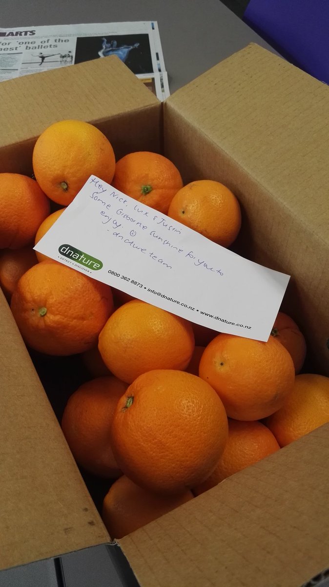 Nice box of #sunshine #recieved with much #gratitude <a href="/dnatured/">John Mackay</a> #cheers for the vitC, vitD is good.