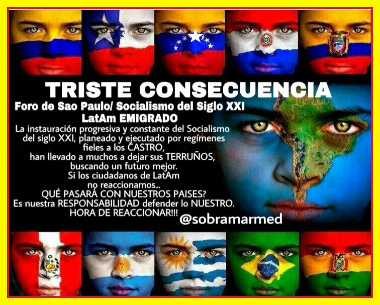 SePidePensar's tweet photo. #LatAm CONSECUENCIAS @omarbula @geopolytica @_Noel_Pereira2 @RobAlonso @ComoVeoAVnzla @belkis_coeurs @Fridasu https://t.co/ndG65mMftu