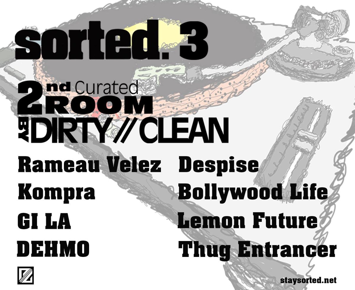 DRTYCLN's tweet image. We are working with Sorted Presents to bring an all local stage to Sorted 3!  9/10/2016 in #Denver @staysorted