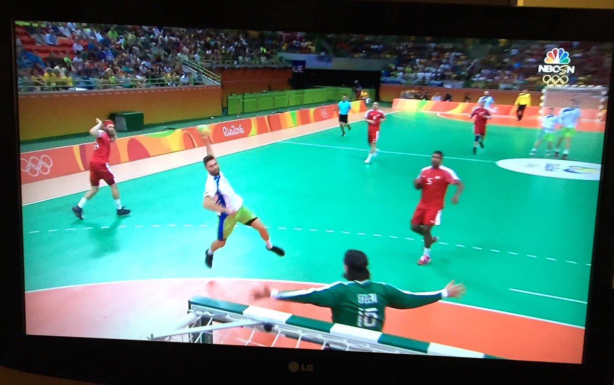 DPFootballAgent's tweet photo. Hmm... Handball. Looks like a game we would have invented as kids & made up the rules as we go. #notsosureaboutthis https://t.co/VStjuJa16z