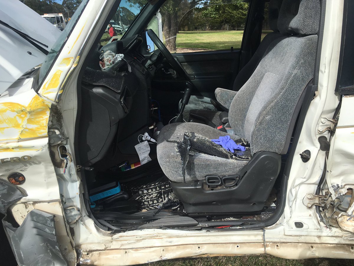 "Lucky to be alive" - @QldFES have cut an 18 y/o from a 4wd. She has minor back and face injuries. <a href="/7NewsToowoomba/">7NEWS Toowoomba</a>