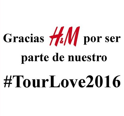 maiteperroni's tweet photo. Feliz de poder contar con @hmmexico en mi #tourlove2016 !!!!! Me encanta ❤️ It https://t.co/3t9IOSBnZG