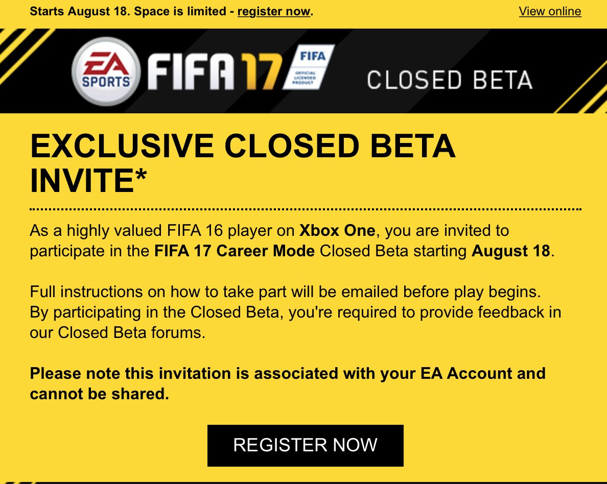 flyinsidekik's tweet photo. Giving away a FIFA 17 beta code. RT and follow to enter. Winner will be chosen tomorrow via dm #FIFA17Beta https://t.co/5Uir1w4hnm