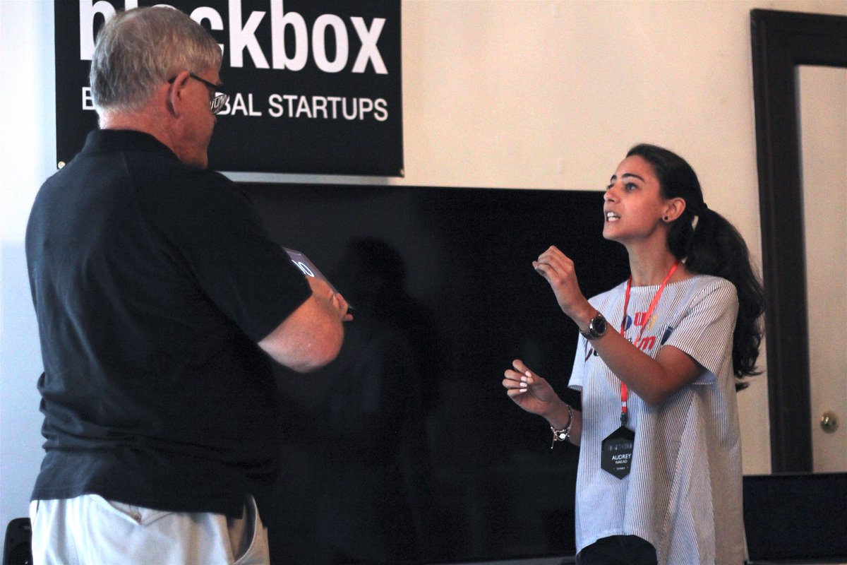 blackboxvc's tweet photo. Pitch perfect: Bill Joos puts our founders through an intense afternoon of pitch simulations with crowd feedback https://t.co/YGUdWng0o9