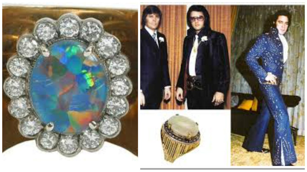 GlobalOpals's tweet photo. #Elvis Loved His #Opals The King Of Rock!! 👑👑 https://t.co/HWBPc57Joh https://t.co/Tk0PVYg5N9