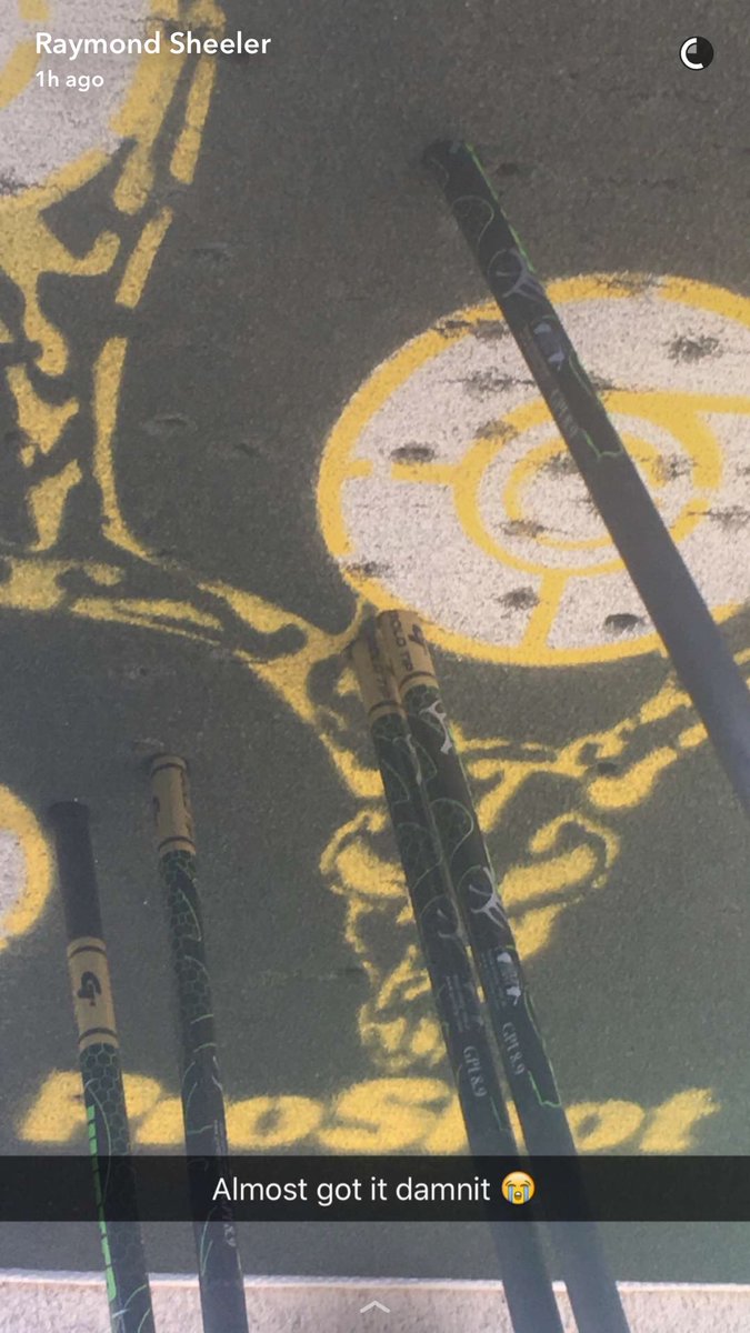 RayRay_Sheeler's tweet photo. Not close enough #snapsawitfirst #hoyt #carbonelement #goldtiparrows https://t.co/bdP39kcV0F