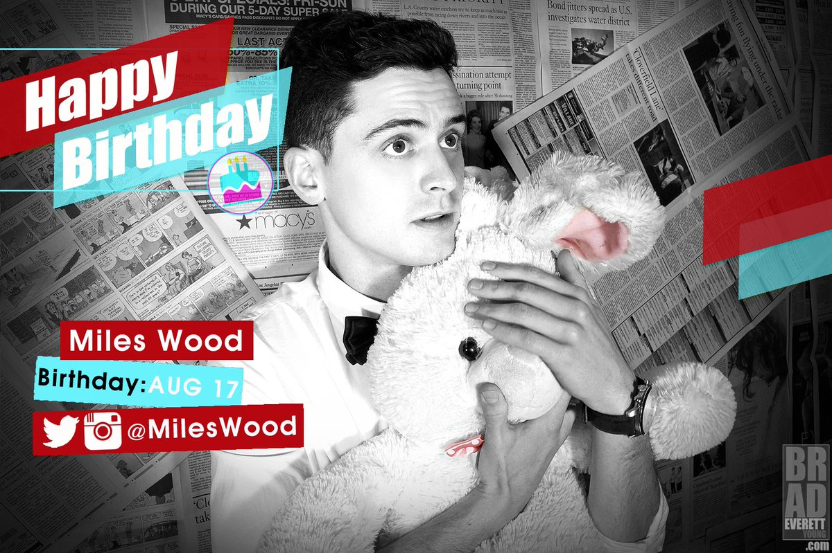 BradEYoung's tweet photo. Happy #DreamLoudOfficial Bday to the phenomenal @MilesWood! Hope its a stellar one good sir! https://t.co/akwd3DOPPA