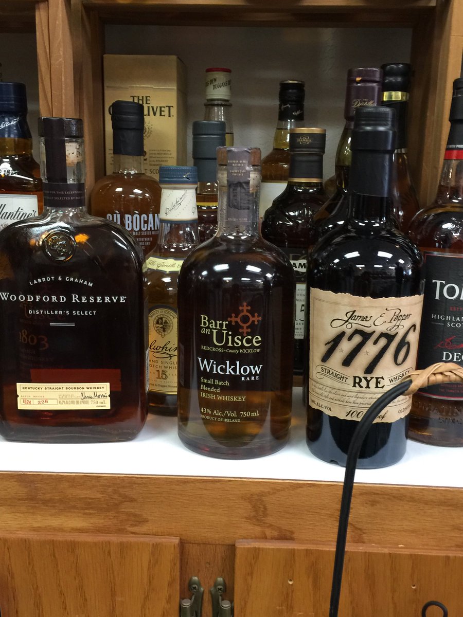 Tomreitz's tweet photo. Saw this in Cambridge WI today!!!  What a great whiskey! https://t.co/SMMfWNQ8rz