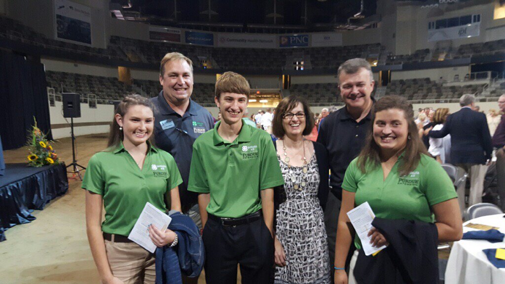 Celebrating #indianastatefair and #Indiana4h at the Harvest Dinner