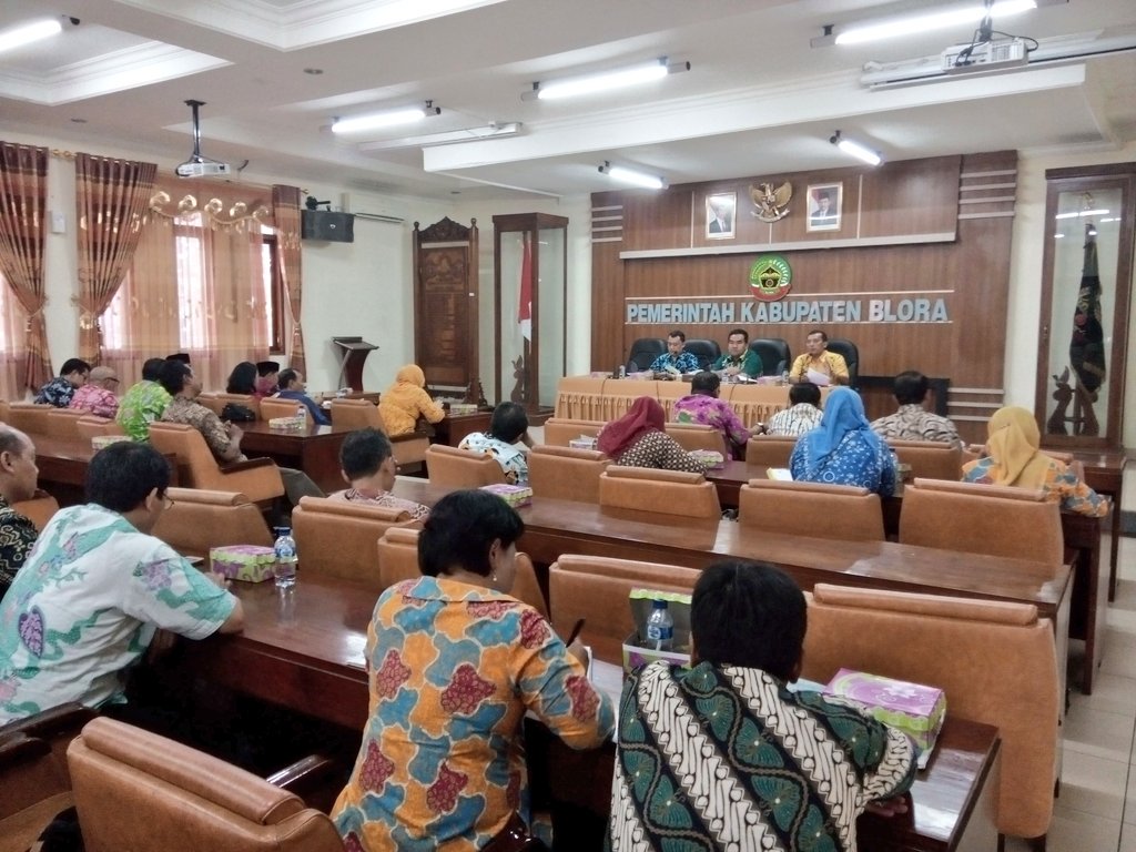 Kunjungan Kerja Komisi A DPRD JATENG di Setda Pemkab Blora terkait pelaksanaan UU no.23 Tahun 2014
