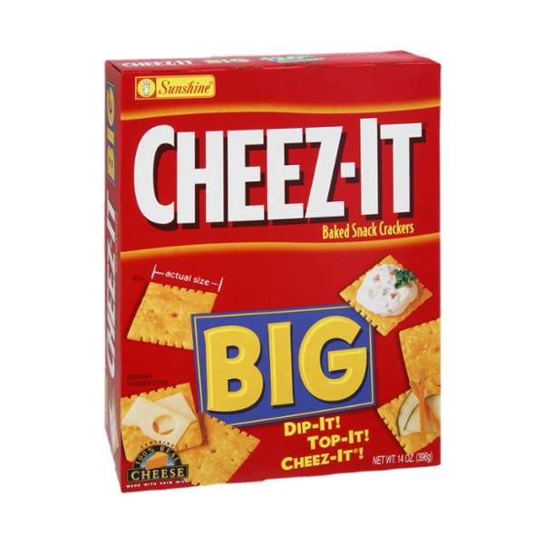 Dorismcloris's tweet photo. I LOVE Cheez-its! These big ones are just as good as the regular ones but you can make be... https://t.co/fVwNaXcGJG https://t.co/i7lrdDvsHJ