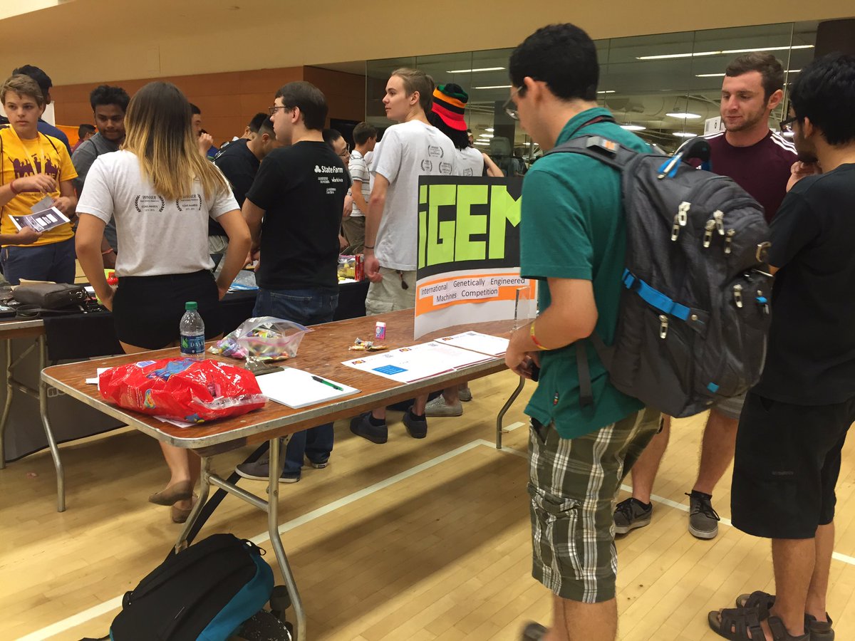 asuigem's tweet photo. Stop by the iGEM booth at Passport to ASU! https://t.co/k6NWnOPo9z