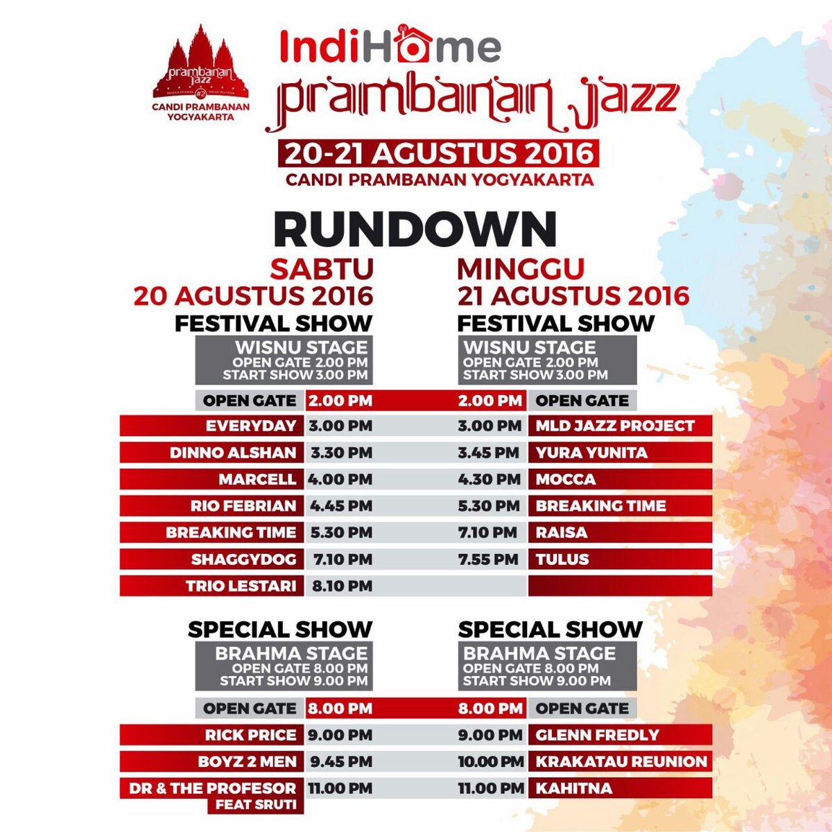 Untuk informasi terbaru <a href="/PrambananJazz/">Prambanan Jazz</a> silahkan ke prambananjazz.com #indihomeprambananjazz