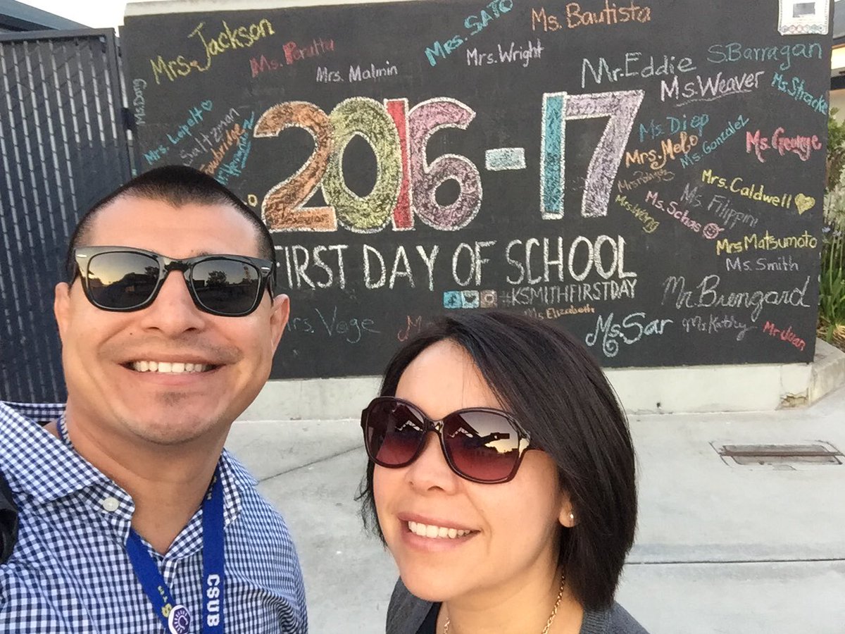 fabygonzalez75's tweet photo. Amazing first day of school @KSmithSchool. I sure felt the love. Our school community rocks! #ksmithfirstday https://t.co/Jg6y9MiyVW