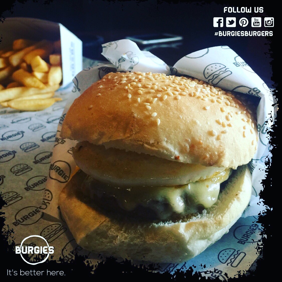 Fiesta_Catering's tweet photo. Lava burger - at Burgies it's better here. https://t.co/JWpegpdYCo