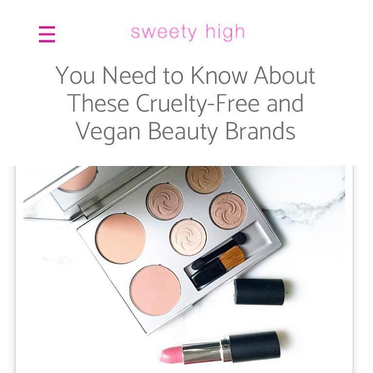 living_pr's tweet photo. Need to know #vegan & #crueltyfree beauty brand @gabrielcosmetic featured on @sweetyhigh! #Clpr #consciouslivingpr https://t.co/PmFTJTlxgO
